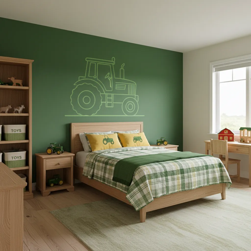 Why a John Deere Kids Bedroom Looks Cluttered and How to Fix It: Simple design fixes that turn an overloaded tractor‑themed room into a balanced, organized kids space
