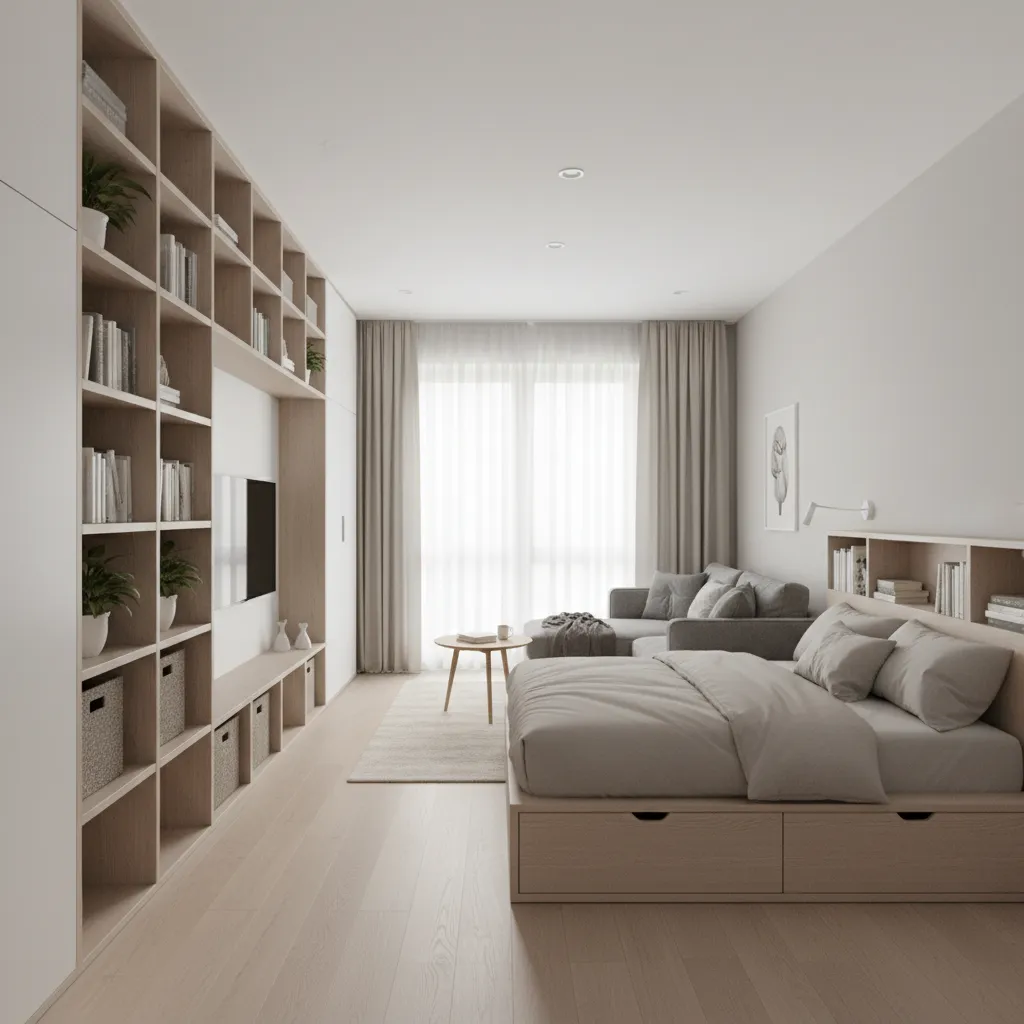 How to Optimize Storage in a Junior One-Bedroom Apartment