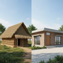 Kacha House vs Pakka House: Materials, Cost, and Durability Compared