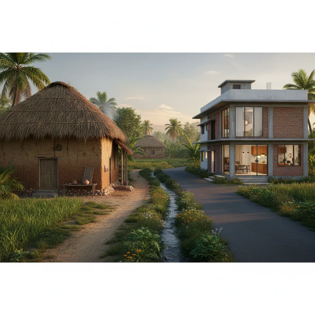 Role of Kacha and Pakka Houses in Rural and Urban Housing Development