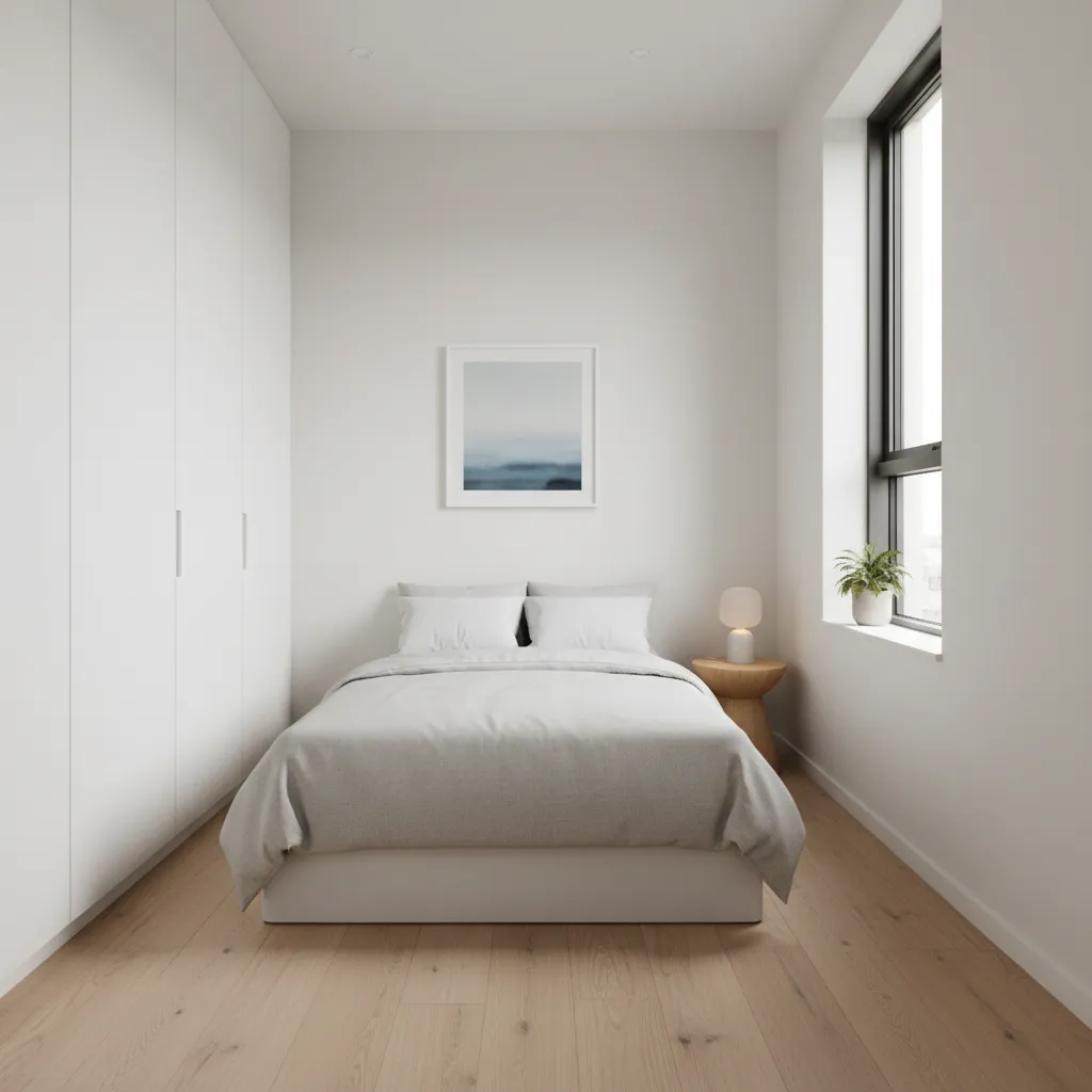 Contoh kamar tidur kecil yang efisien