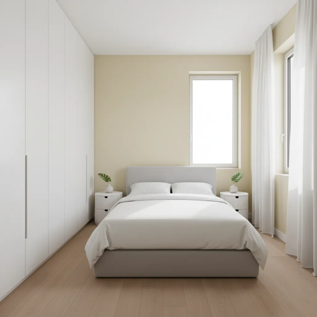 Contoh kamar tidur minimalis di rumah ukuran 5x12