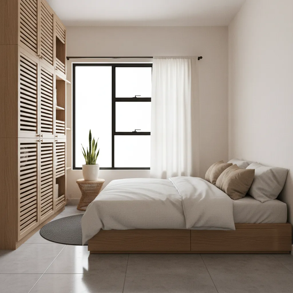 Contoh kamar tidur minimalis untuk rumah kecil