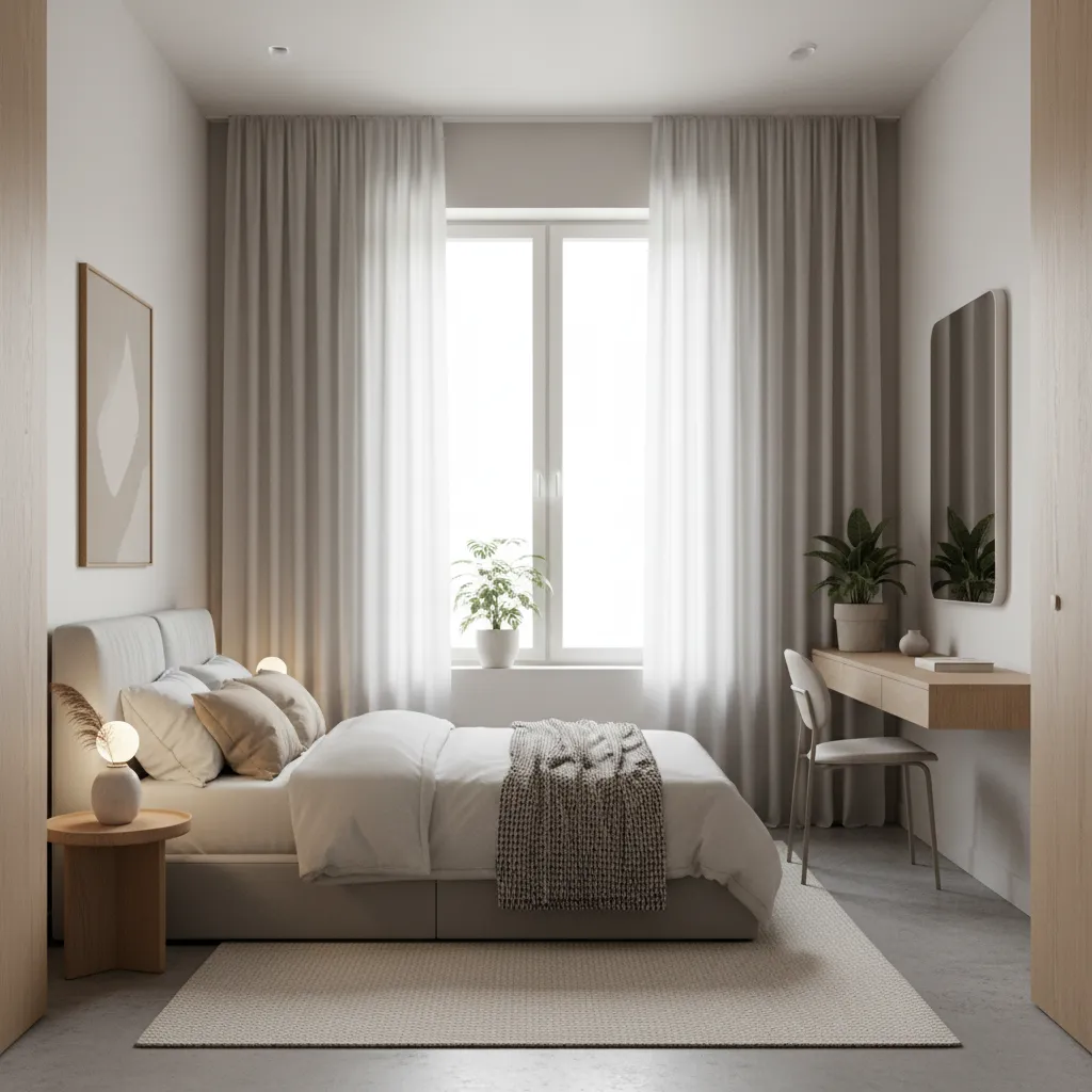 Contoh kamar tidur minimalis di rumah kecil