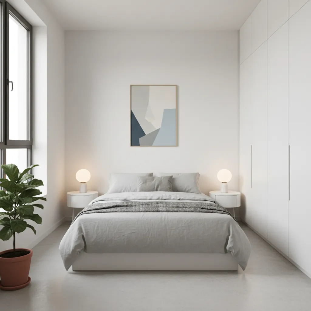 Contoh kamar tidur ukuran 3x3 meter di rumah kecil