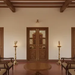 Pooja Room Door Designs in Kerala That Balance Tradition and Modern Living