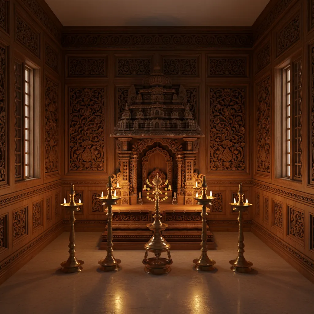 Pooja Room Designs Kerala Style That Actually Work in Modern Homes