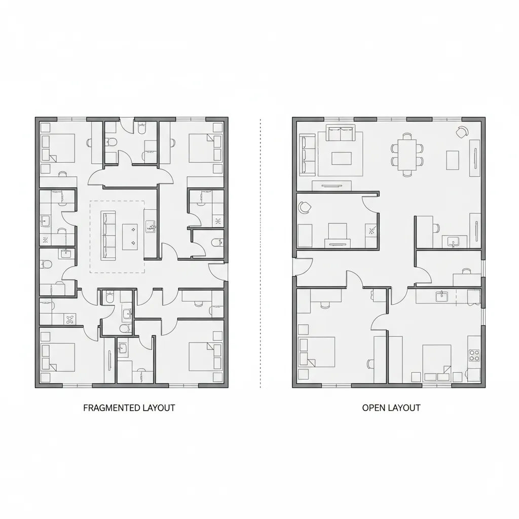 Ilustrasi kesalahan desain rumah kecil