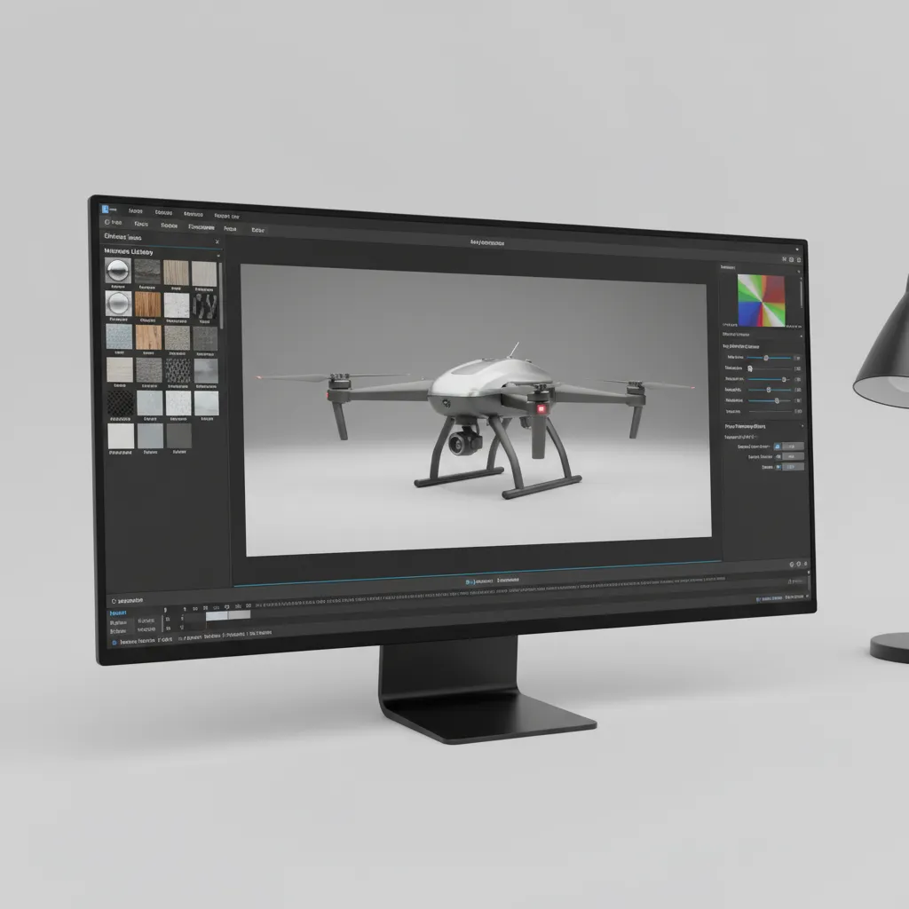 rendering interface for 3D product visualization software