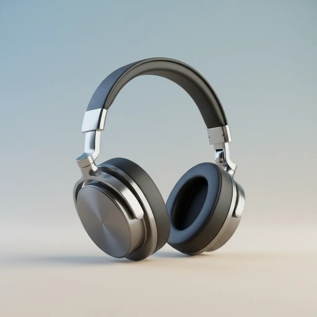 studio style product render with soft lighting and reflections