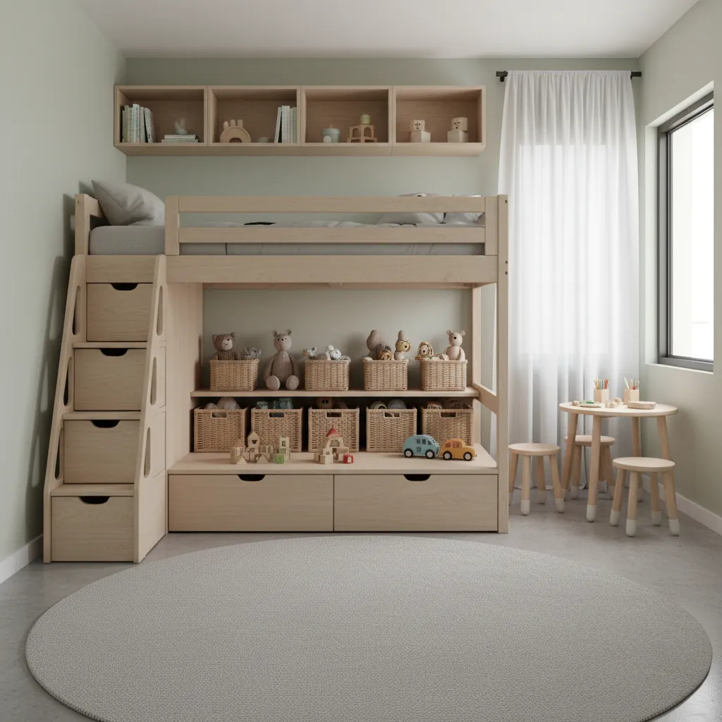 Storage Tricks That Make Small Shared Kids Rooms Work