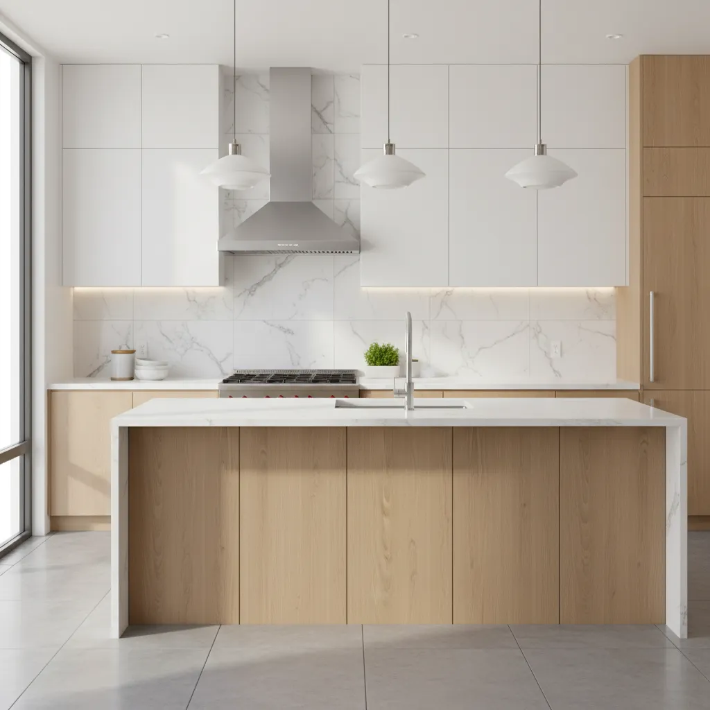 modern kitchen backsplash behind stove preventing grease on walls