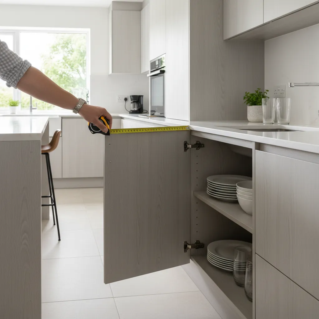 measuring kitchen cabinet doors for replacement