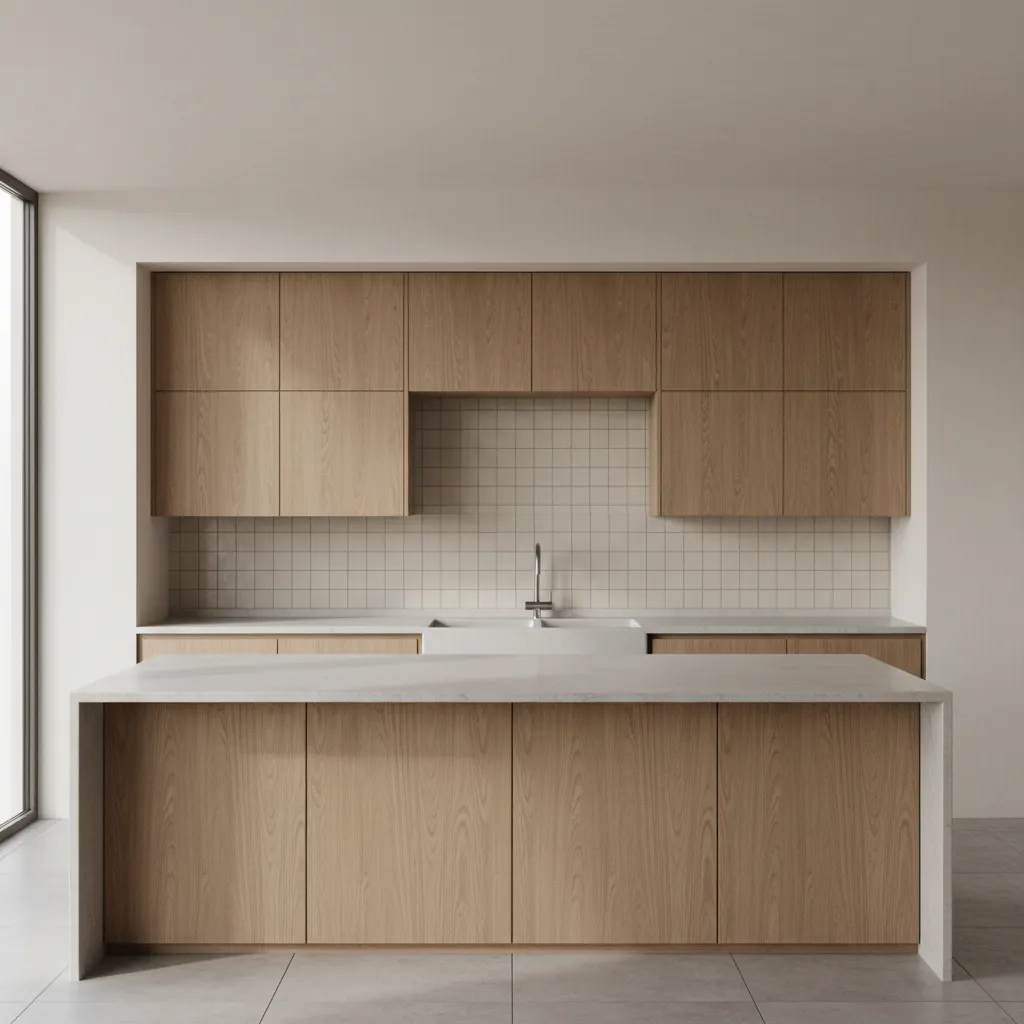 kitchen design planning showing cabinet height and backsplash spacing