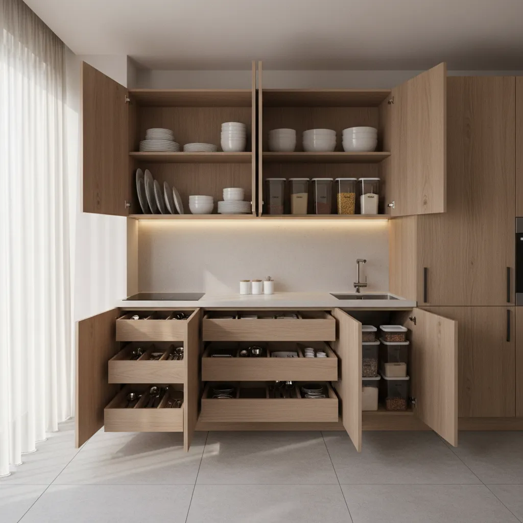 How to Make More Space in Kitchen Cabinets: Practical storage tricks designers use to double cabinet capacity without remodeling your kitchen