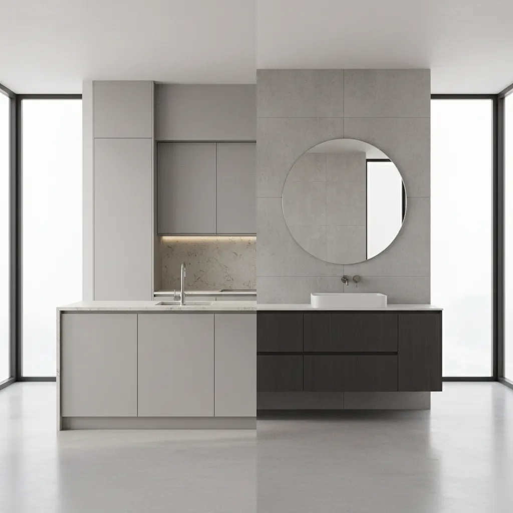 Kitchen Cabinet vs Bathroom Vanity: Key Differences Explained
