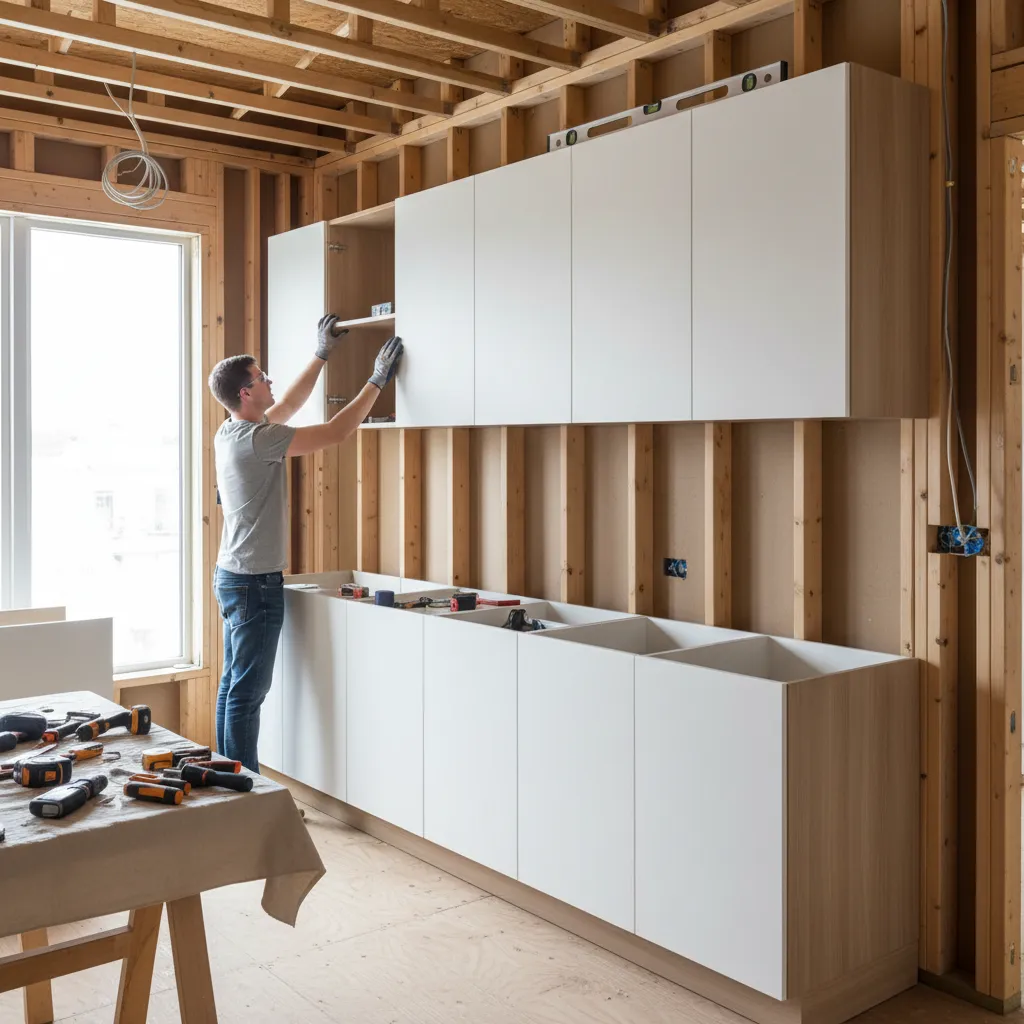 How Are Kitchen Cabinets Attached to the Wall?