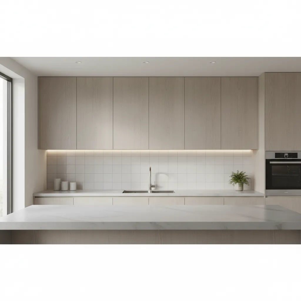 Space Between Kitchen Counter and Upper Cabinets