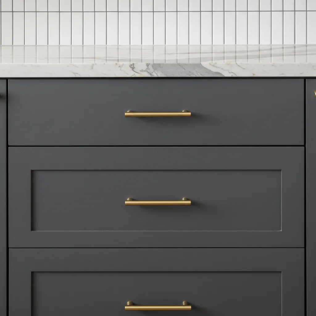 Detalle de materiales en cocina de diseño moderno