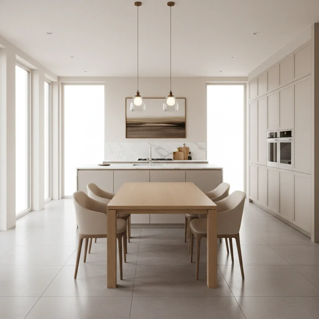 How to Choose the Right Dining Table Size and Shape for a Kitchen Layout