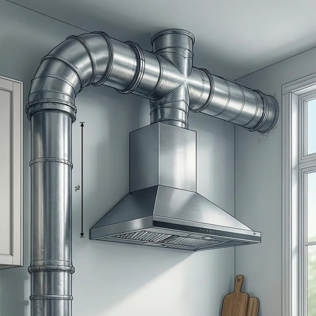 Sơ đồ kích thước đường kính ống khói bếp