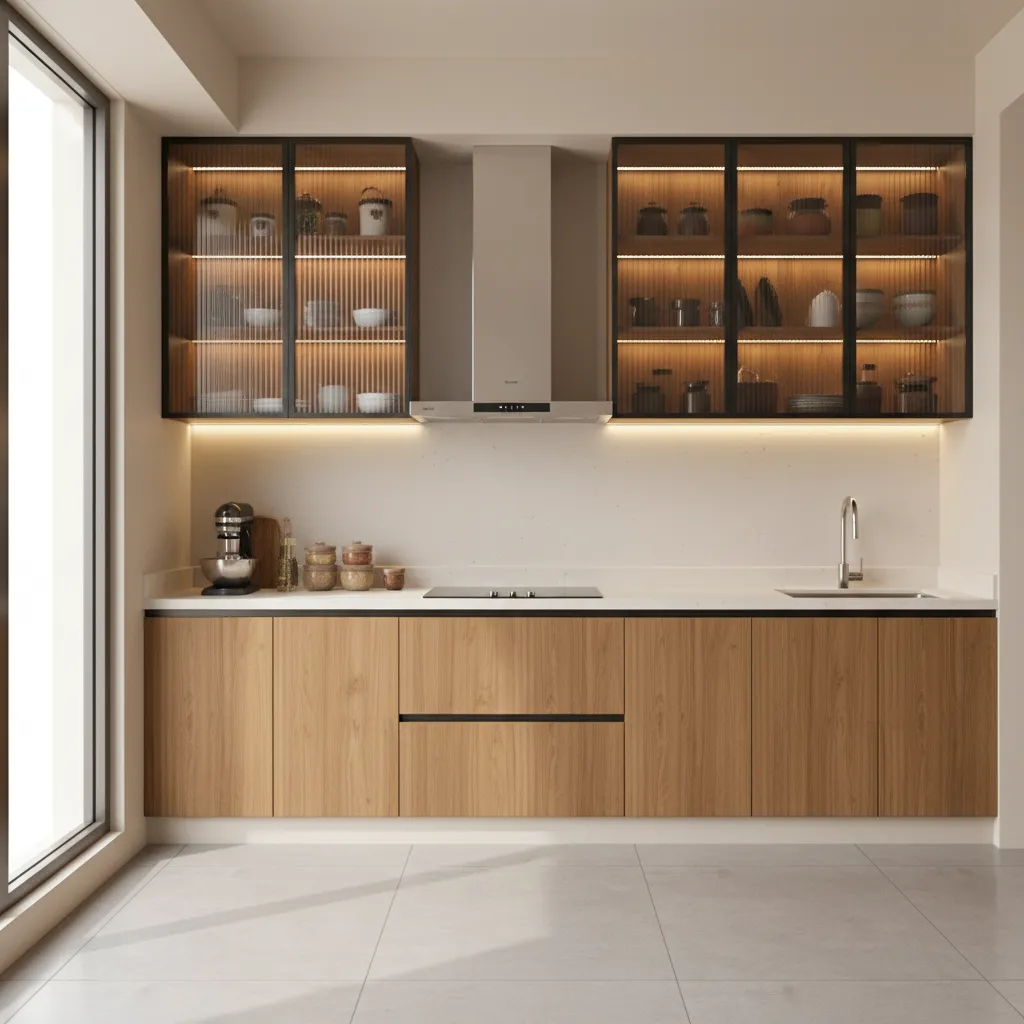 Kitchen Wall Cabinets With Glass Doors India: Design Guide