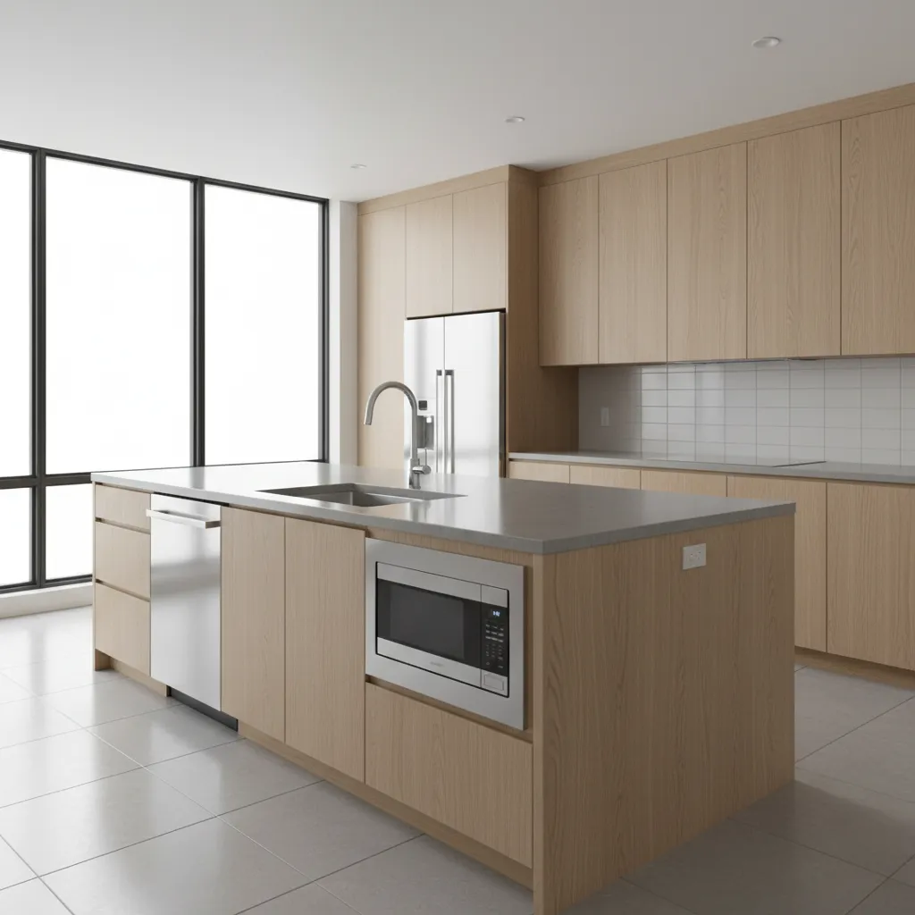 Risks of Installing Water and Electrical Appliances in a Kitchen Island