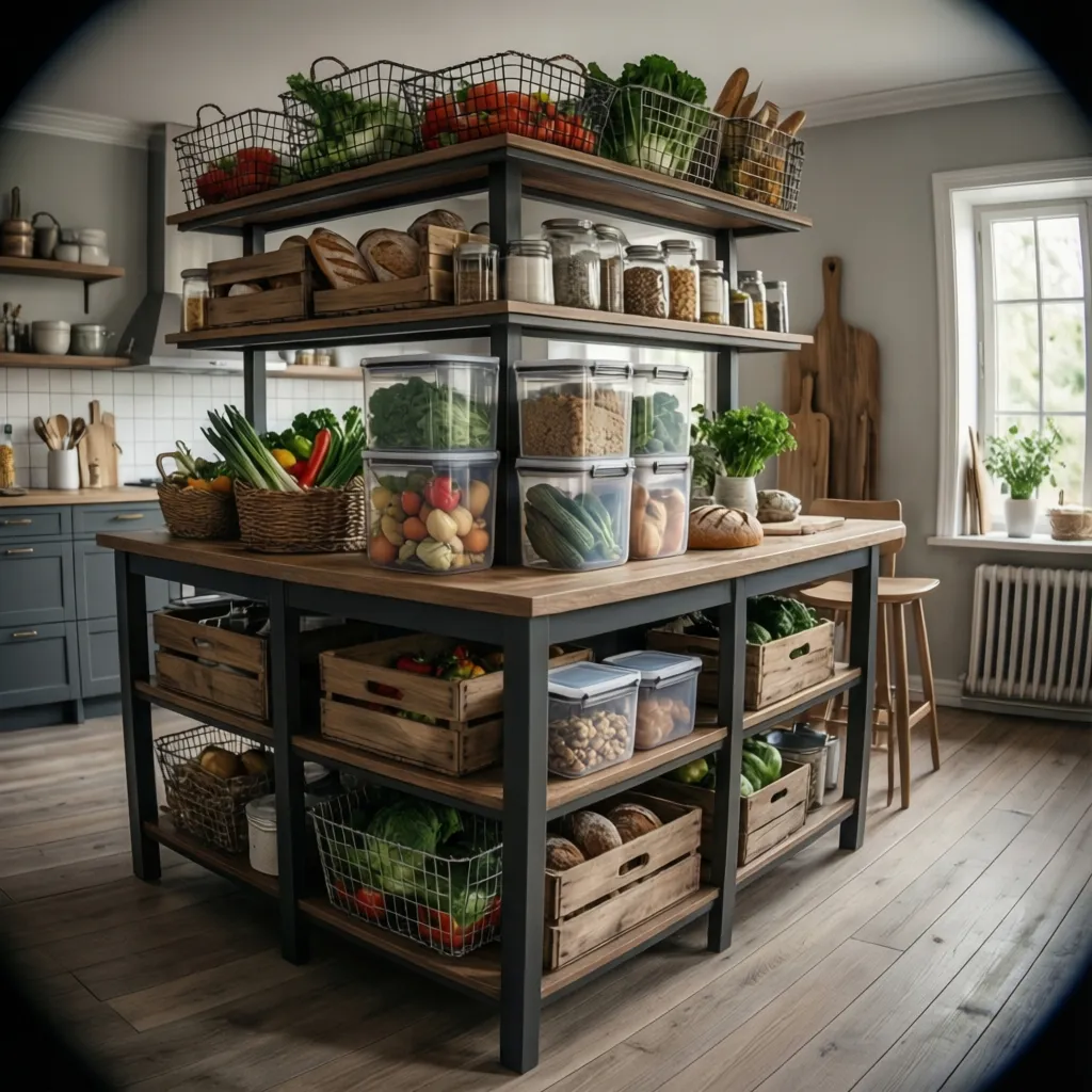 Using Baskets and Containers for Extra Storage