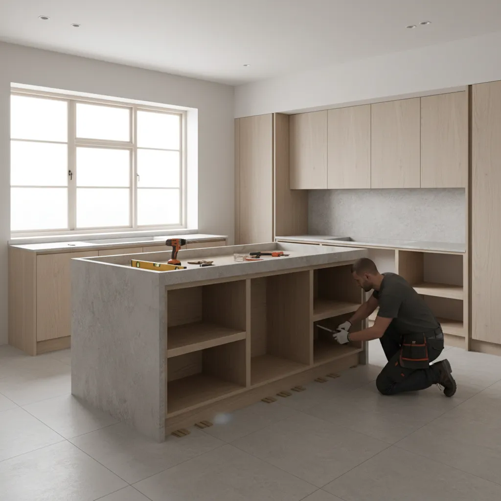 Common Problems When Building a Kitchen Island with Cabinets and How to Fix Them