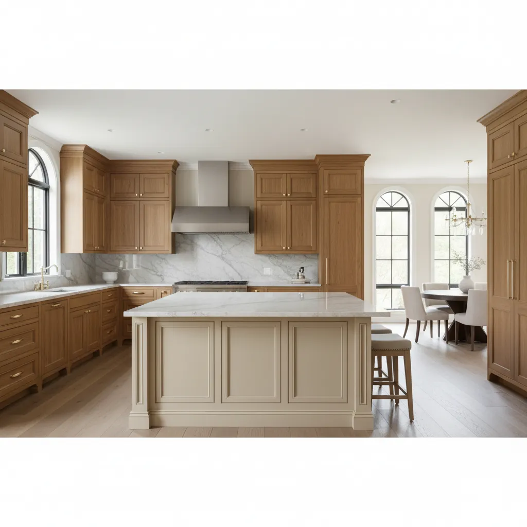 How Cabinet Makers Design Kitchen Island Panels