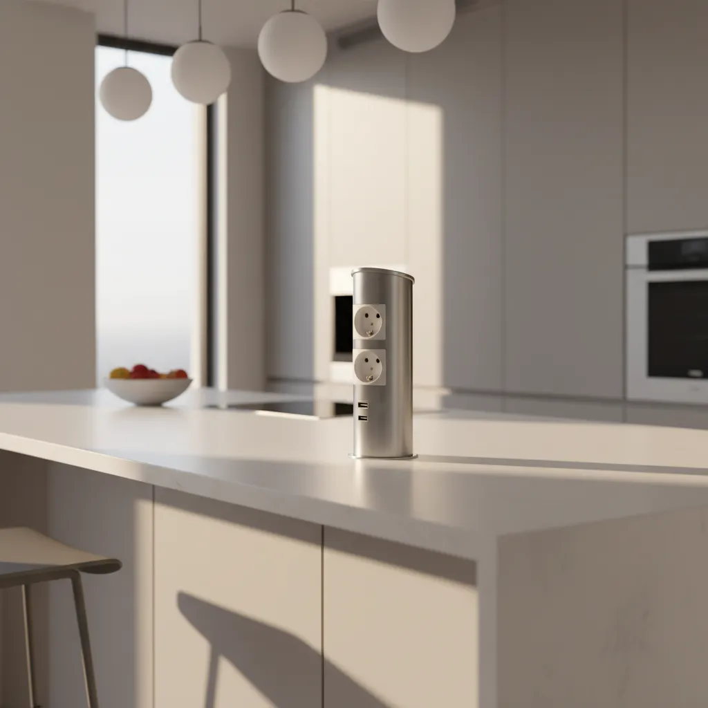 Overview of Pop-Up Outlets for Compact Countertops