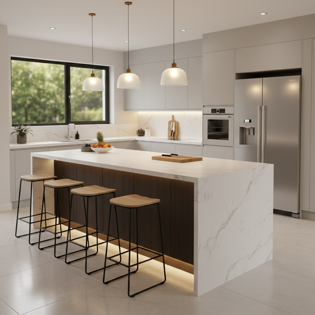 L Shaped Kitchen With Island Floor Plan Too Tight? Fix Layout