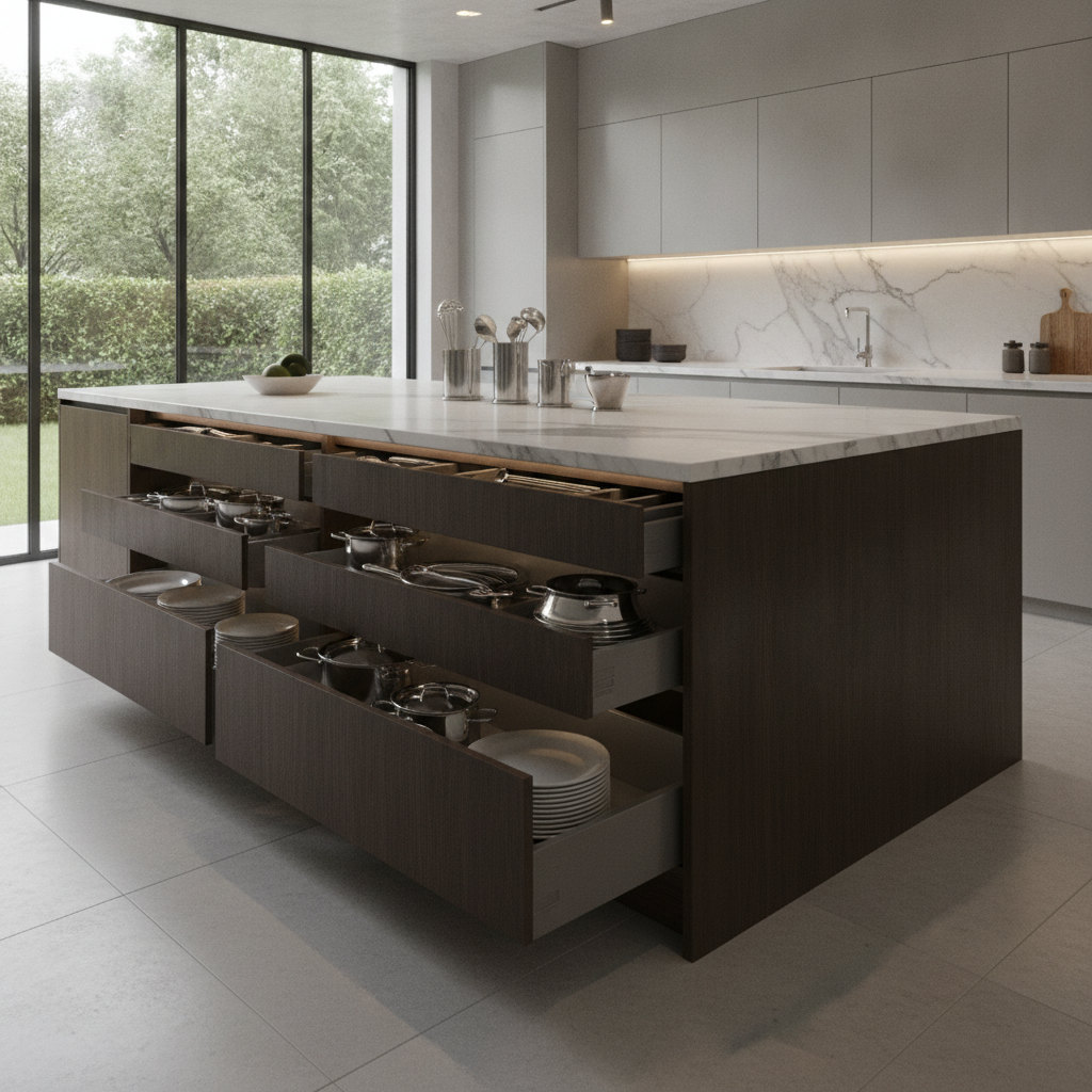 Large Kitchen Island Design: 5 Fixes for Crowded Kitchens
