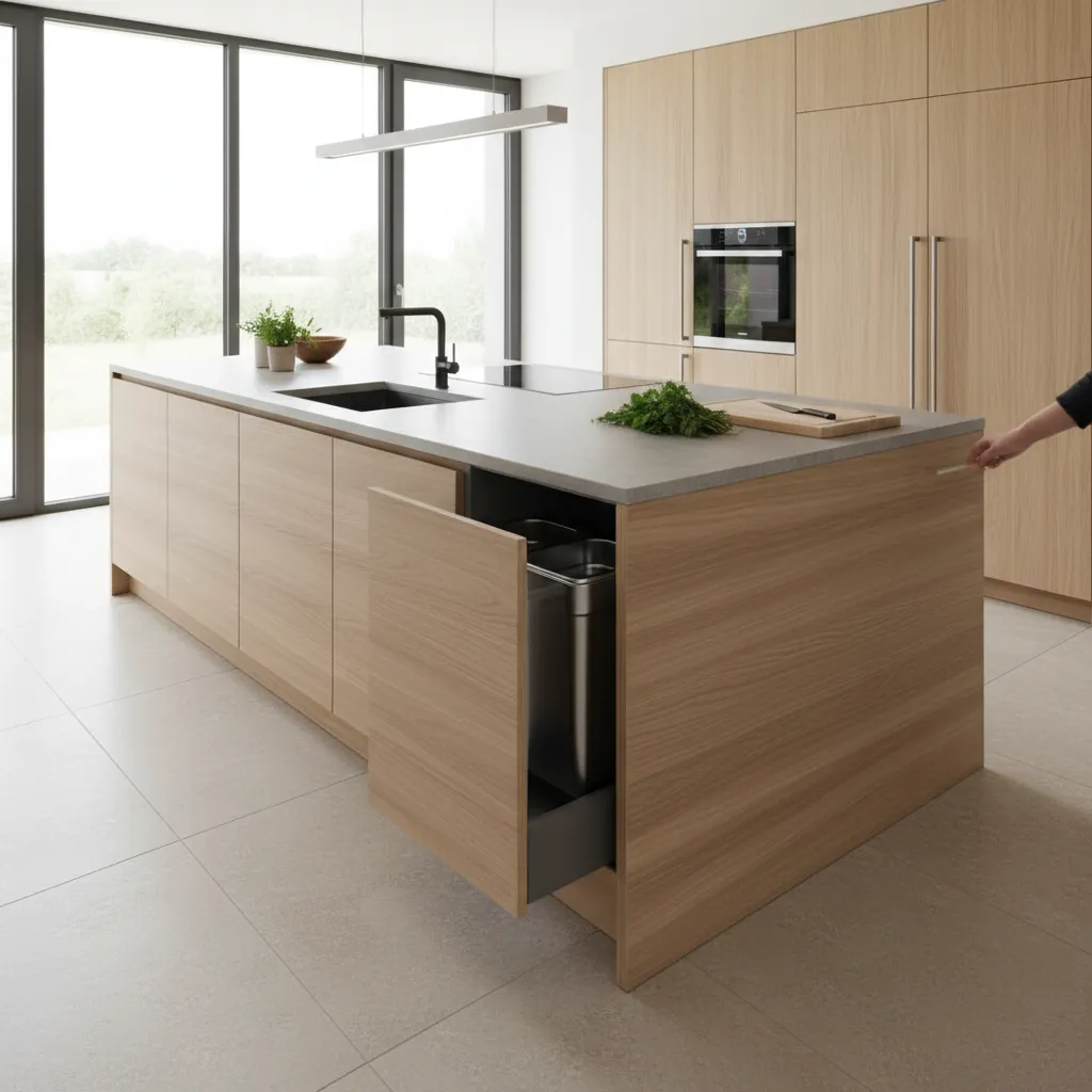 How I Choose the Right Kitchen Island Garbage Bin System
