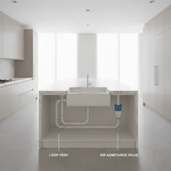 Loop Vent vs Air Admittance Valve for Kitchen Islands