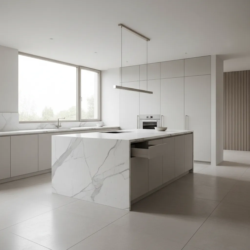 How Designers Integrate Garbage Bins Into Kitchen Islands