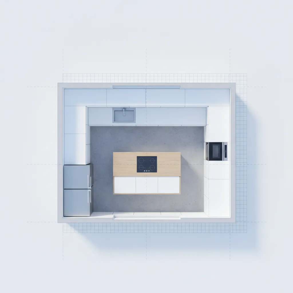 Kitchen Layout Drawing Top View Ideas That Actually Work