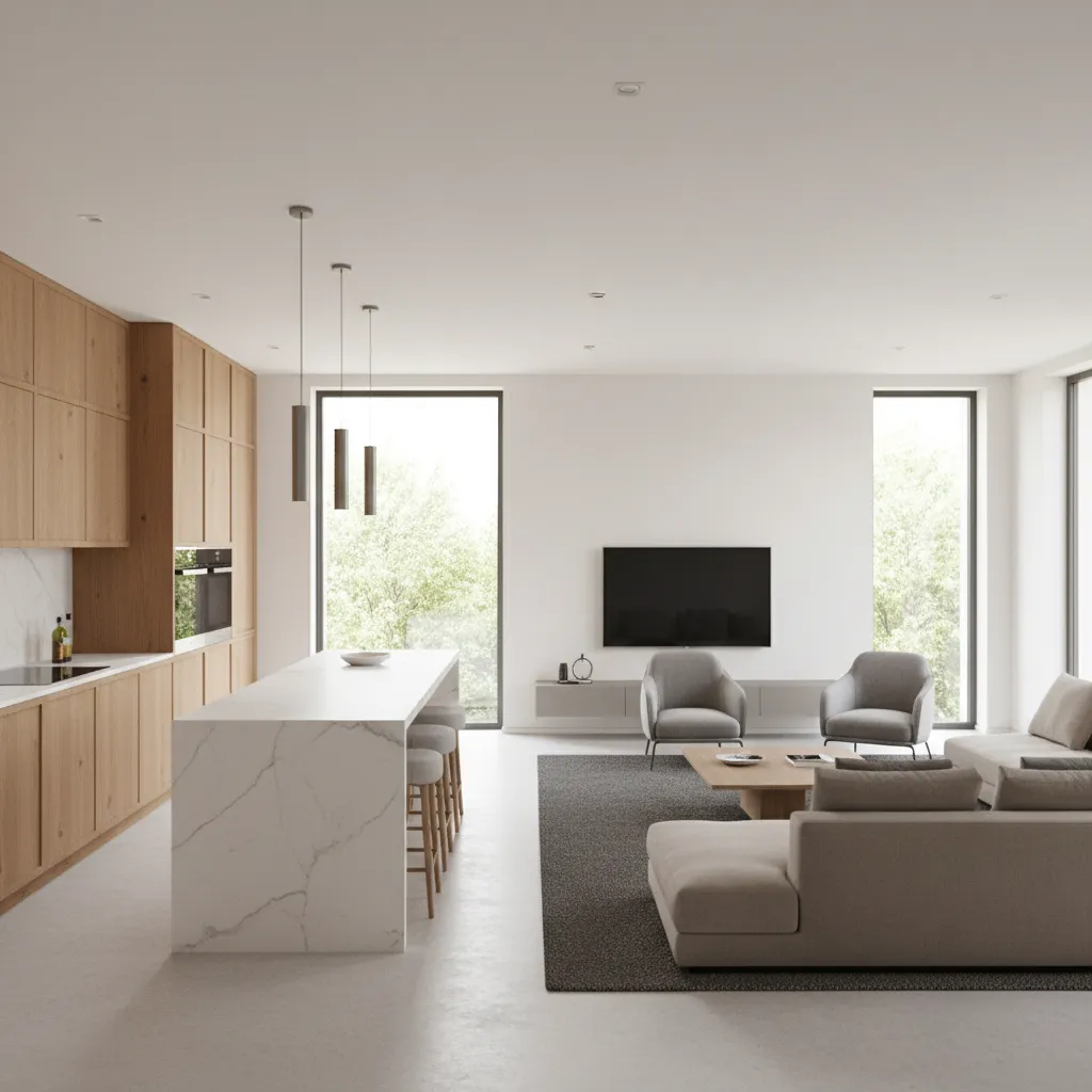 Color Palette for Kitchen and Living Room: Designer Guide