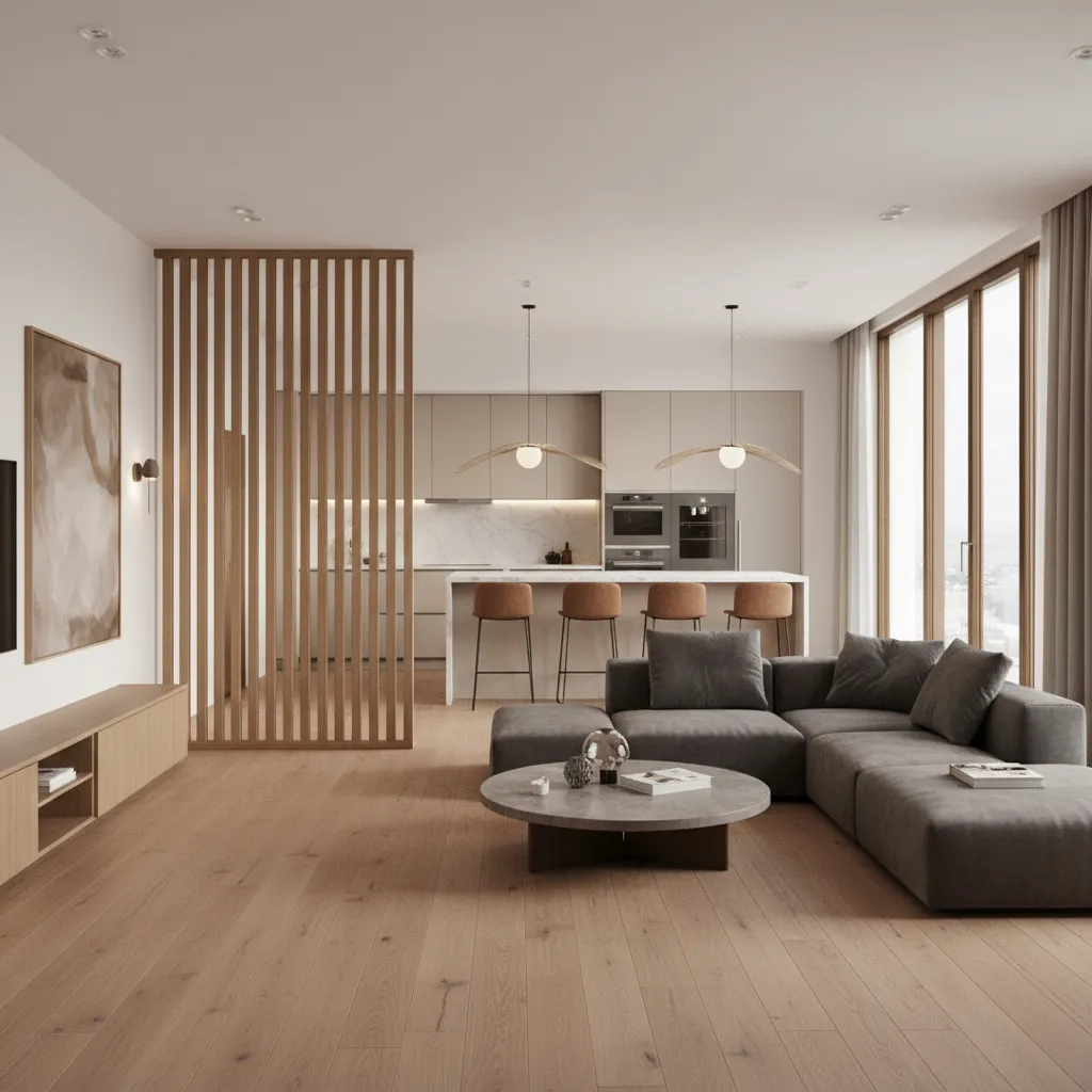 Dividing Wall Between Kitchen and Living Room: Smart Design Ideas
