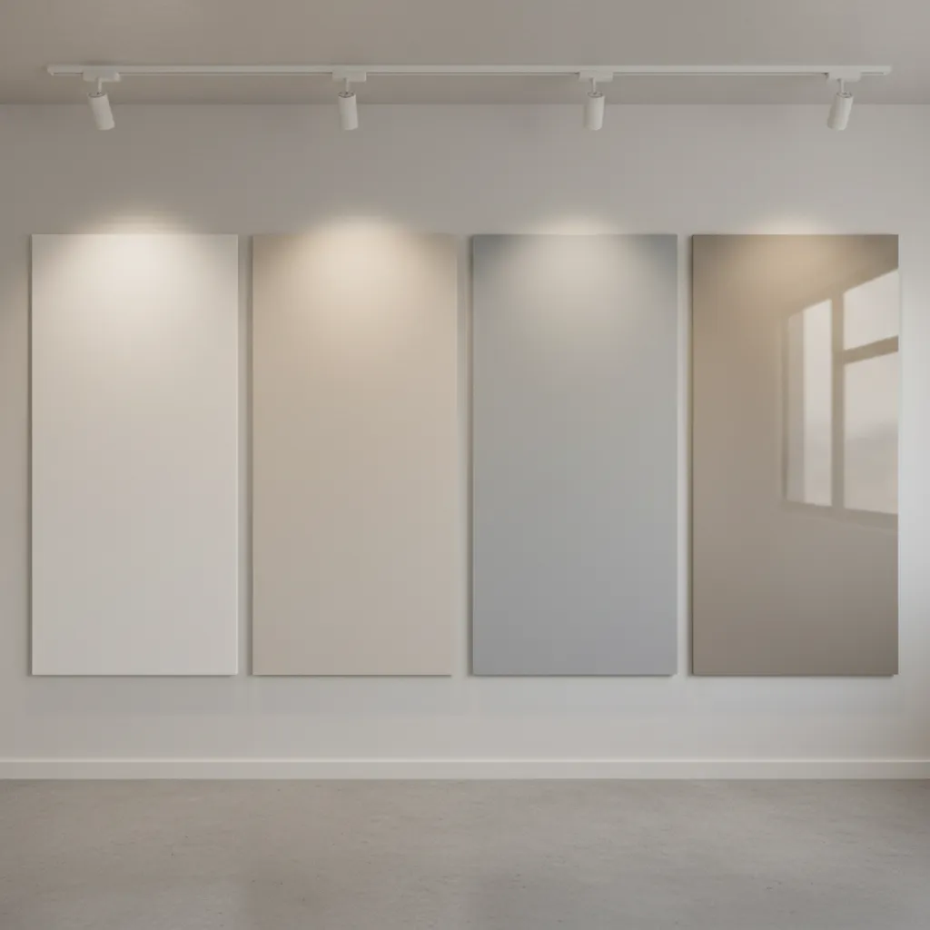 Comparison of kitchen wall paint finishes including matte satin and semi gloss