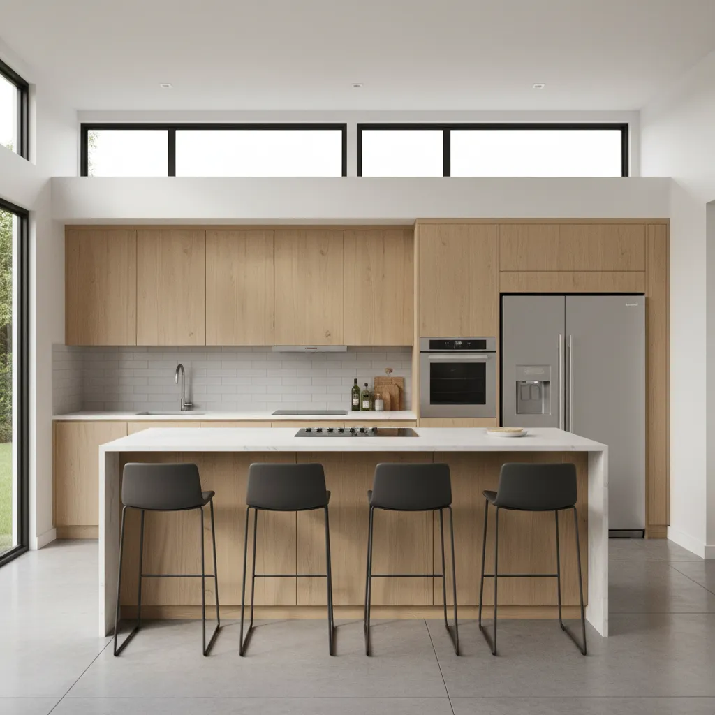 3D kitchen remodel visualization created with home remodeling software