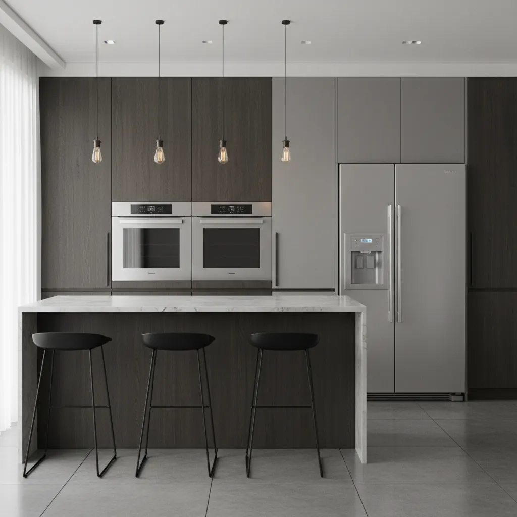 Kitchen Design: Wall Oven Next to Refrigerator