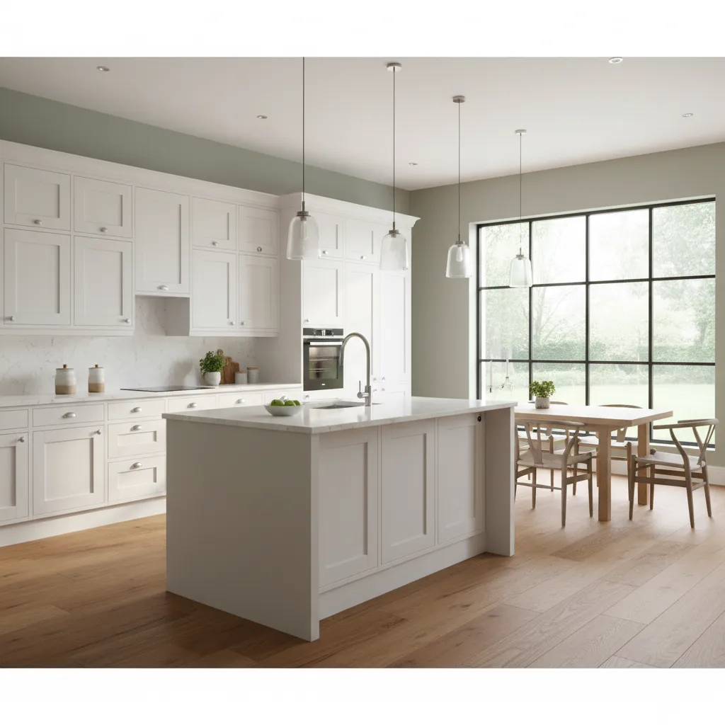 Kitchen Wall Paint Color Ideas with White Cabinets