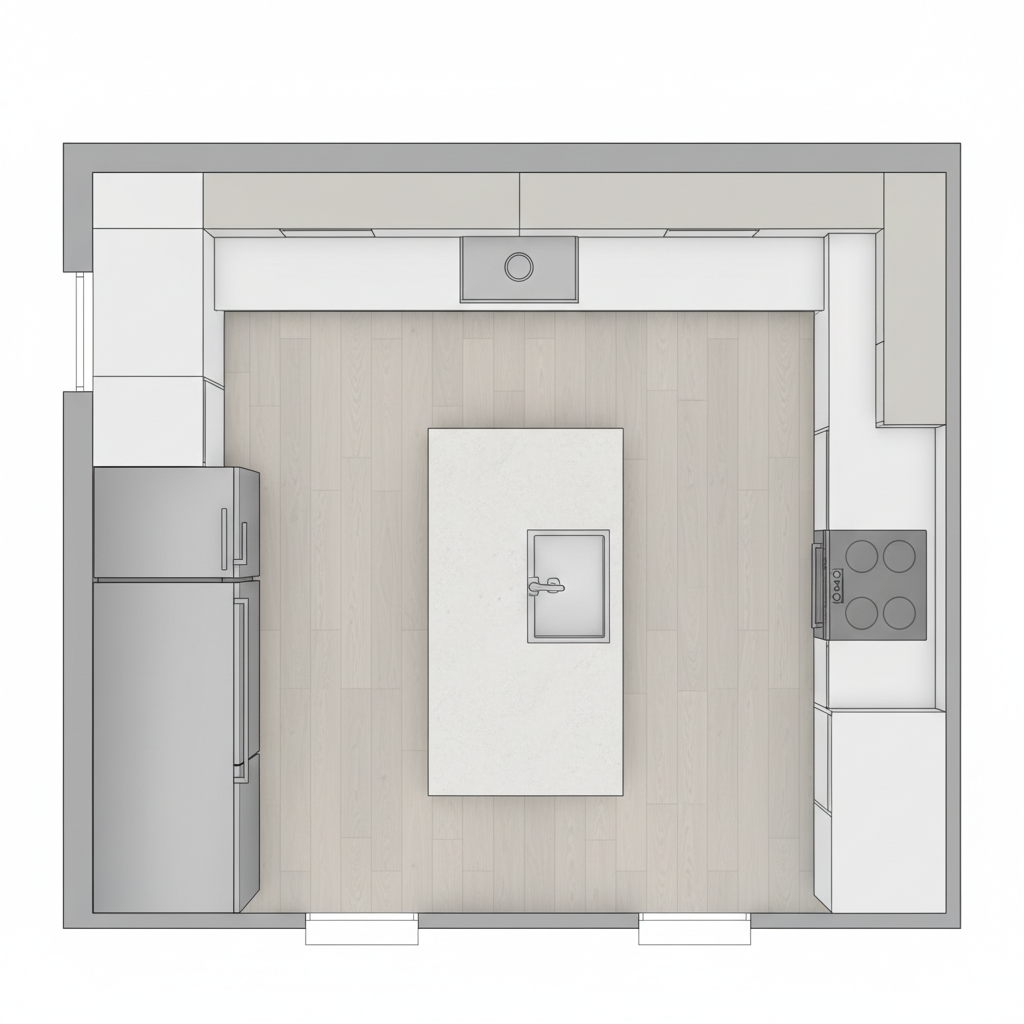 Kitchen Layout Not Working? Draw a Kitchen Floor Plan First
