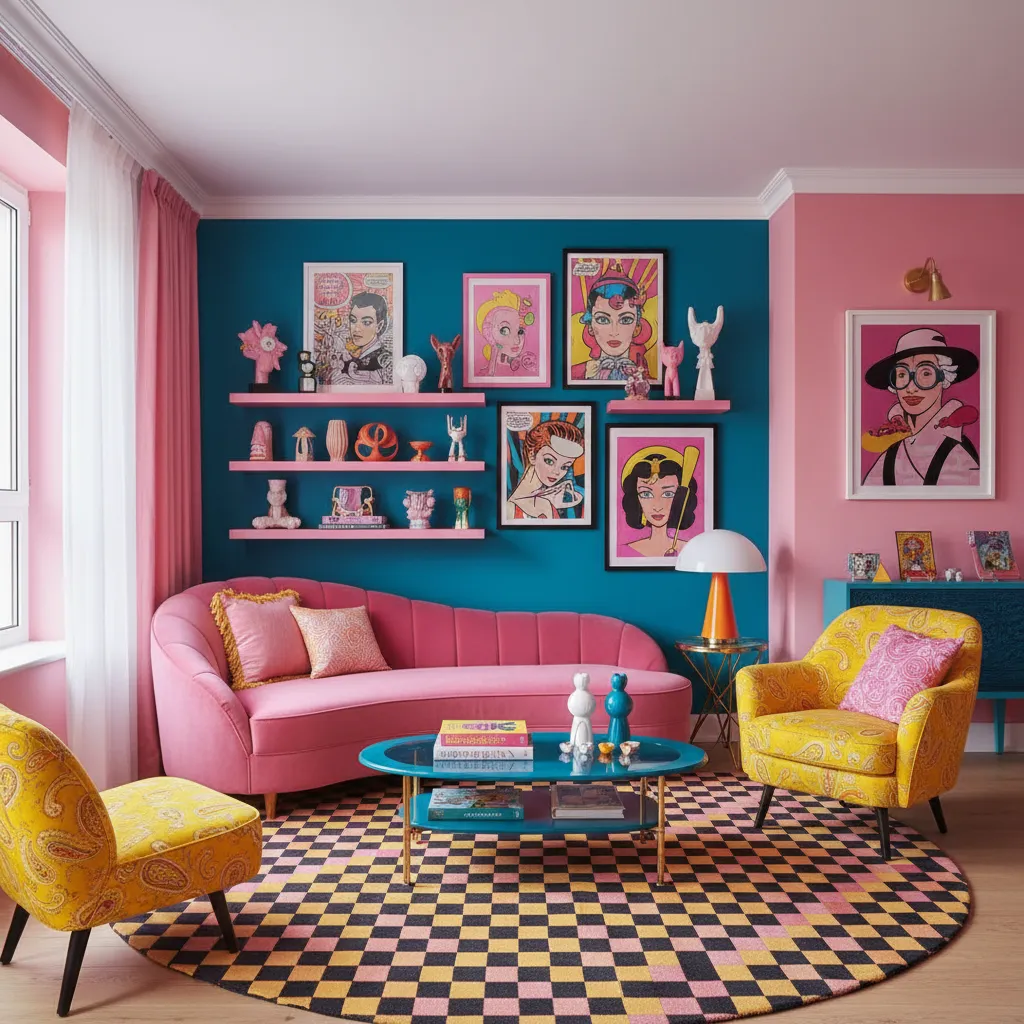 Estilo kitsch en diseño de interiores