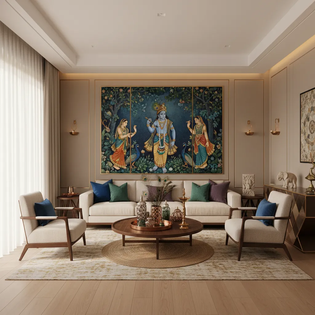 Krishna Wall Painting Designs Homes Will Love