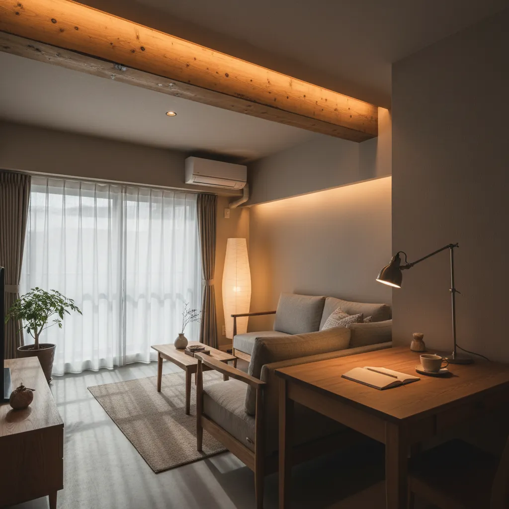 光の層を作る：ロフト下の陰を「居心地」に変える