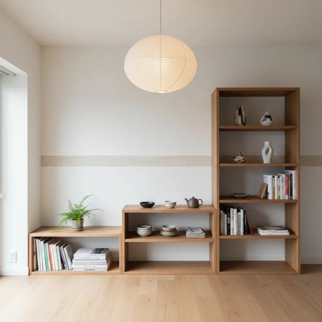 高さを“段階化”する：京都の長押発想で視線を流す日式スタイル