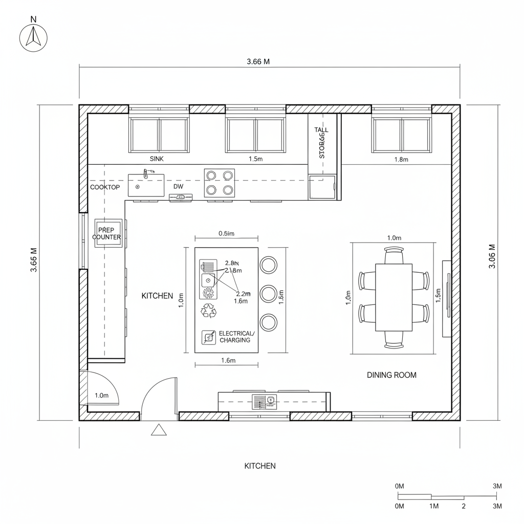 10x12 Kitchen with Attached Room: Future-Ready Floor Plans