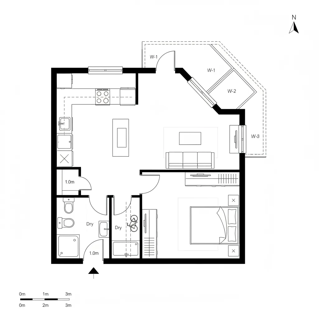L-Loop with Corner Daylight
